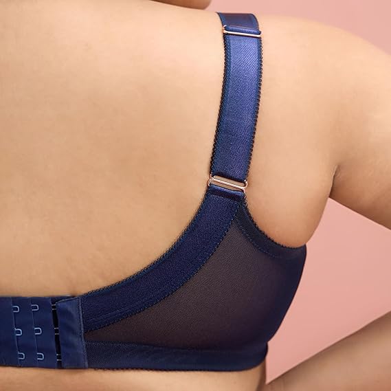 NYKD Women’s Nylon Blend Ultimate Shape & Support No-Bulge Bra Full Coverage, Non-Padded, Wireless with Back Closure